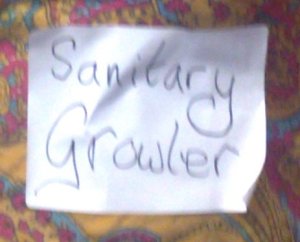 sanitary growler